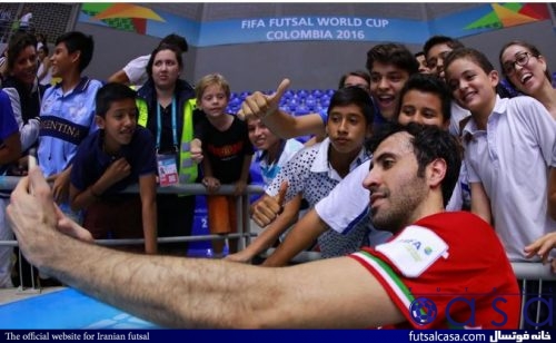 جام حهانی 2016 ایران پاراگوئه سنگ سفیدی